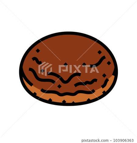 brioche bun food meal color icon vector illustration brioche bun food meal color icon vector illustration 103906363