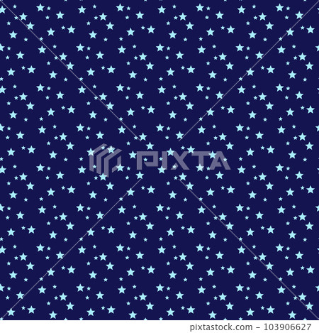 Pattern material star pattern (1) large light blue and dark blue 103906627