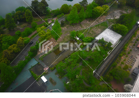 西武園遊園地上空的景色 103908044