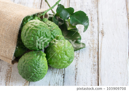 Cross section bergamot or bergamot slice Cross section bergamot or bergamot slice 103909708