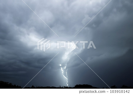 Typhoon. Tropical cyclone accompanied by torrential rains that originates in the Indian Ocean and the Sea of Japan. Typhoon. Tropical cyclone accompanied by torrential rains that originates in the Indian Ocean and the Sea of Japan. 103910142