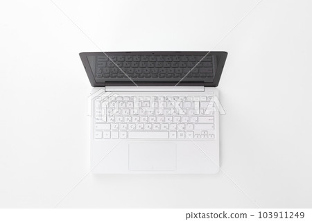 Office table with keyboard 103911249