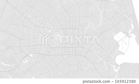 White and light grey Christchurch city area vector background map, roads and water illustration. Widescreen proportion, digital flat design. White and light grey Christchurch city area vector background map, roads and water illustration. Widescreen proportion, digital flat design. 103912380