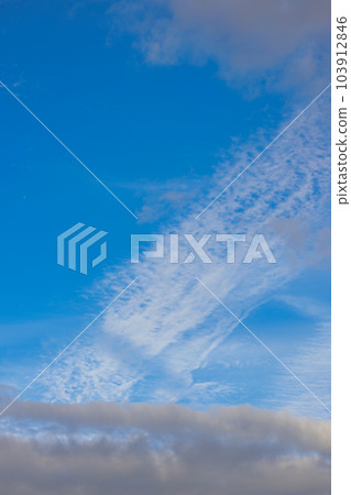 blue sky and white clouds blue sky and white clouds 103912846