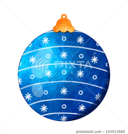 blue christmas ball 103913660