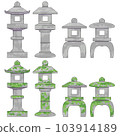 Stone lantern (with line) 103914189