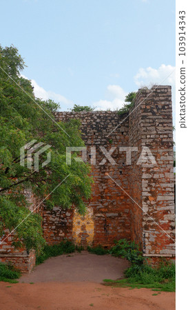 13th century Temple Chariot or Rath parking place, Ammapalli, Shamshabad, Telangana, India 103914343