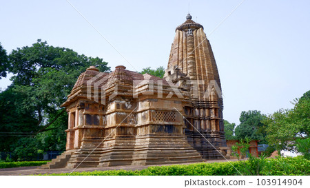 Narayanpal Temple, Narayanpal, Chhattisgarh, India. Vishnu Temple constructed Circa 11th century.  Contemporary to Khajuraho 103914904