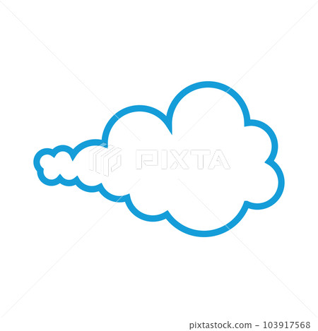 Cloud illustration vector Cloud illustration vector 103917568