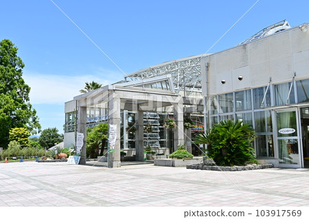 Nonhoi Park (Toyohashi Zoological and Botanical Park) greenhouse and clear sky 103917569