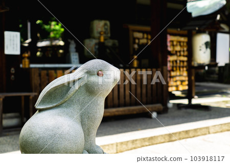 京都市左京區岡崎神社駒兔 京都市左京區岡崎神社駒兔 103918117