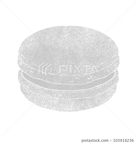 Macaron (single item) / silver foil stamp Macaron (single item) / silver foil stamp 103918236