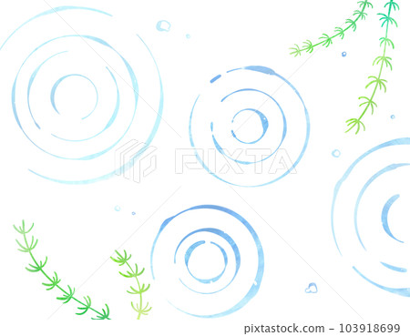 Background material of aquatic plants and watermarks 103918699