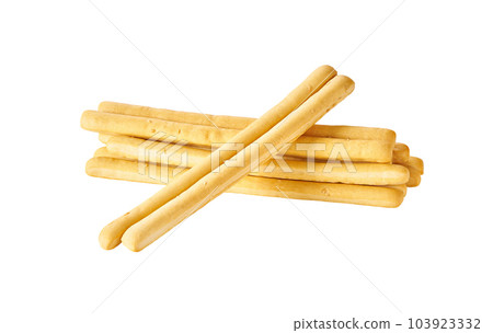 Italian grissini breadsticks isolated on white background. Italian grissini breadsticks isolated on white background. 103923332