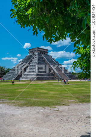 Temple of Kukulcan in Chichen Itza 103924454