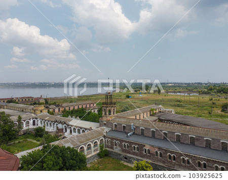 The building of an abandoned sanatorium in Odessa, Ukraine The building of an abandoned sanatorium in Odessa, Ukraine 103925625