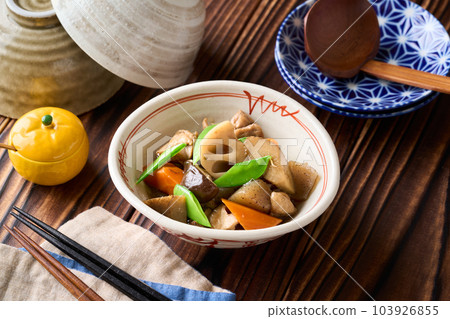 Chikuzen boiled in a bowl Chikuzen boiled in a bowl 103926855