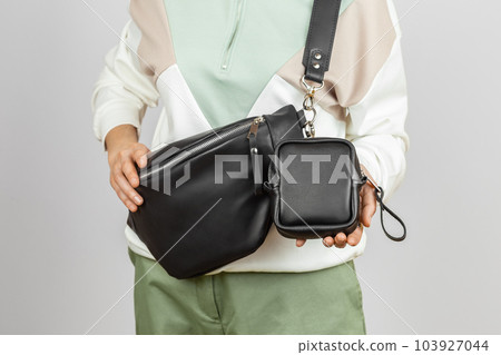 Small Leather Accessory Attached to the Bag Strap Small Leather Accessory Attached to the Bag Strap 103927044