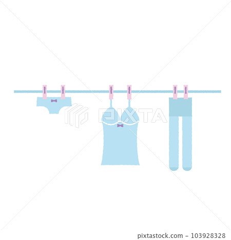 Illustration material of cute ladies' underwear Illustration material of cute ladies' underwear 103928328