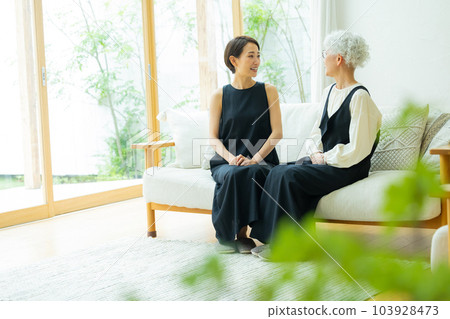 客廳家庭中高級婦女 103928473