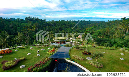 從巴厘島酒店看到的美麗風景 103928731