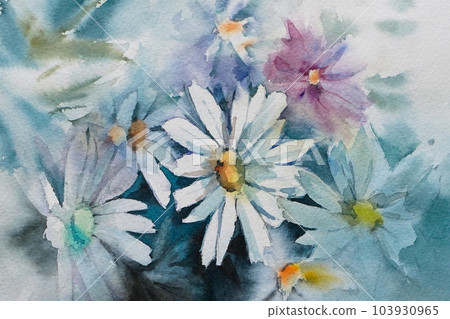 瑪格麗特水彩畫 103930965