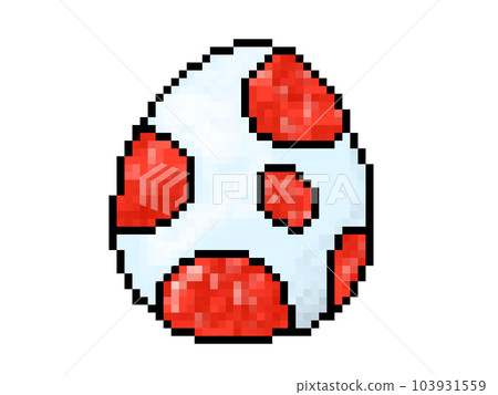帶圖案的雞蛋像素藝術 103931559