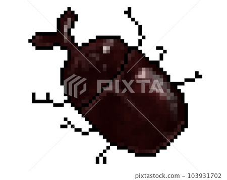 Beetle pixel art 103931702