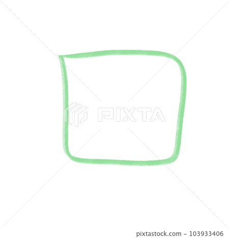 green line, blob shape abstract green color... - Stock Illustration ...
