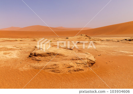 Desert landscape near Sossusvlei 103934606