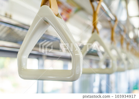 [圖像素材] 火車內的背帶（JR 仙石線） 103934917