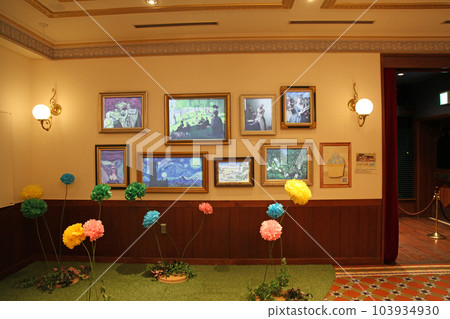 Shiroi Koibito Park in Sapporo, Hokkaido, Chocotopia House, reproductions of world masterpieces on display 103934930
