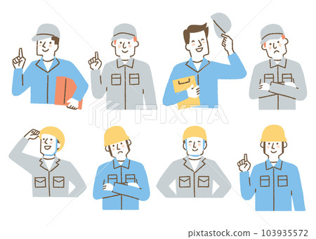 工作服_套裝_顏色的男士 工作服_套裝_顏色的男士 103935572