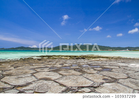 久米島，久米島的榻榻米 103937299