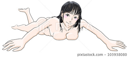 裸體躺在地板上的女孩 32 103938080