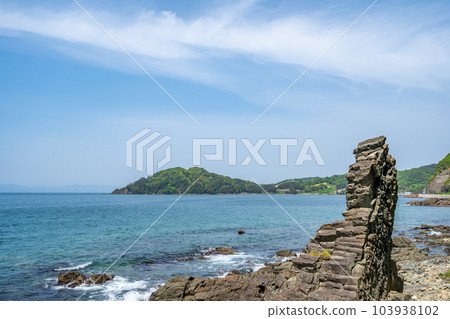 毛蟲岩夏泊半島夏泊扇貝線 毛蟲岩夏泊半島夏泊扇貝線 103938102
