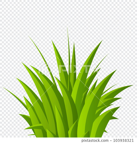 Green grass background. Fresh summer plants. Grass bushes. Hand drawn grass. Grass isolated. Eco symbol. Vector illustration Green grass background. Fresh summer plants. Grass bushes. Hand drawn grass. Grass isolated. Eco symbol. Vector illustration 103938321