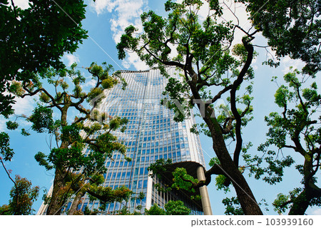 從日比谷公園眺望東京中城日比谷 103939160