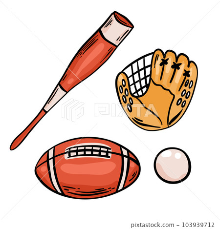 American football and rugby Vector Emoji Set Illustrations. American football and rugby Emoticons, 103939712