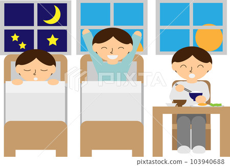 early to bed early to rise breakfast 103940688