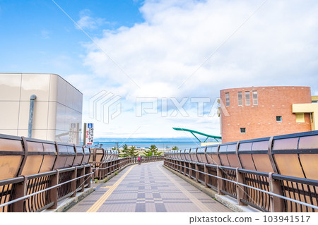 道之站 淺蟲溫泉 通往大海的人行天橋 道之站 淺蟲溫泉 通往大海的人行天橋 103941517