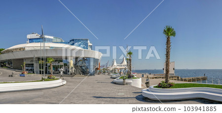Embankment of the Lanzheron beach in Odessa, Ukraine 103941885
