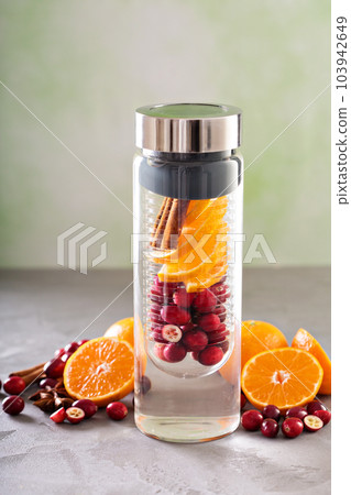 Winter or fall refreshing infused water Winter or fall refreshing infused water 103942649