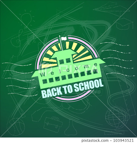 Abstract of Welcome Back to School  103943521