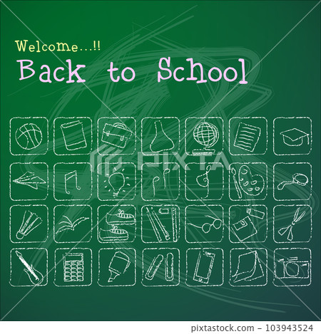 Abstract of Welcome Back to School Abstract of Welcome Back to School 103943524
