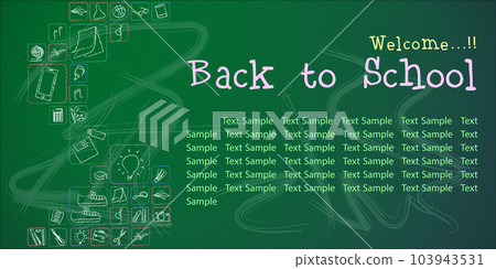 Abstract of Welcome Back to School Abstract of Welcome Back to School 103943531