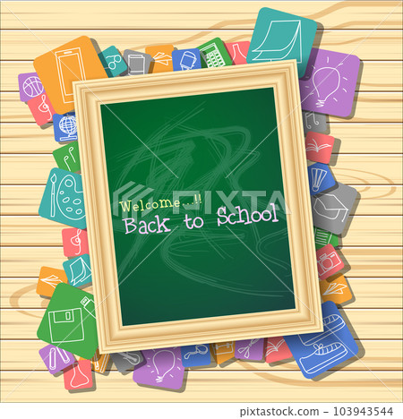 Abstract of Welcome Back to School Abstract of Welcome Back to School 103943544