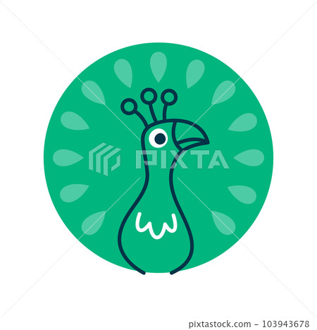 Circle math character, preschool and kindergarten basic geometry shape isolated cartoon creature character. Vector emoticon comic personage 103943678