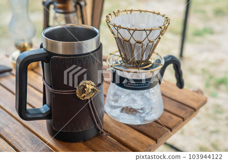戶外咖啡咖啡飲料露營露營咖啡露營裝備杯冰咖啡 103944122