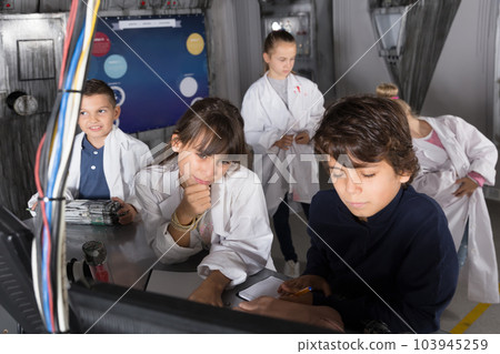 players solve riddles in the quest room bunker players solve riddles in the quest room bunker 103945259